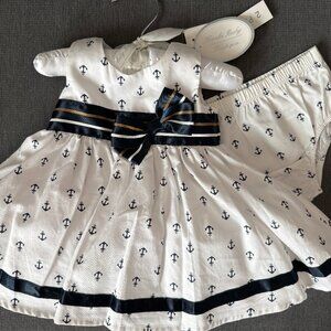 NWT Koala Baby Boutique Nautical Dress - 3M